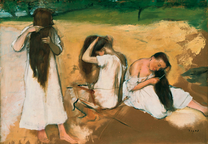  埃德加·德加 Edgar Degas—— 梳理头发的女子